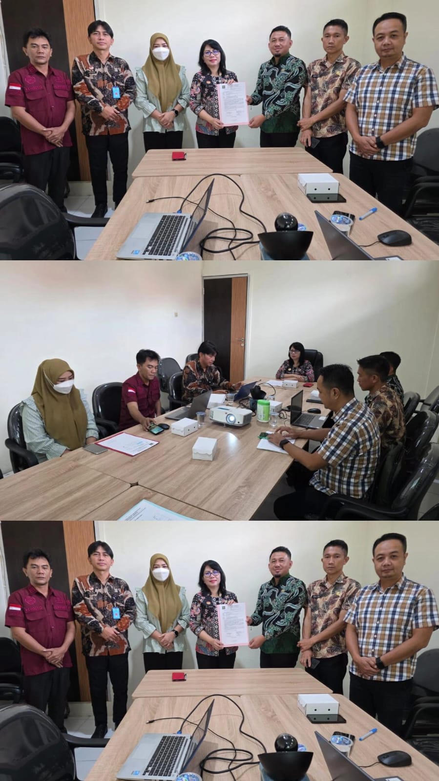 Bagian Hukum Setda kabupaten Bolaang Mongondow mengikuti Rapat Harmonisasi Pembulatan dan Pemantapan Rancangan Peraturan Bupati di Kantor Wilayah Hukum Sulawesi Utara