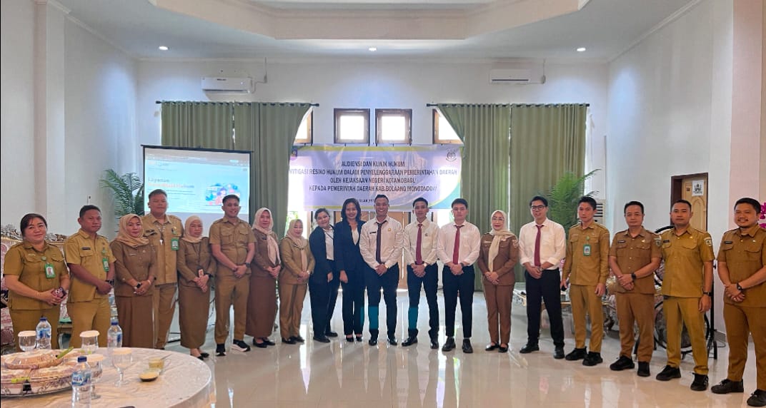 Pemerintah Kabupaten Bolaang Mongondow Bekerja samadengan Kejaksaan Negeri Kotamobagu melaksanakan Kegiatan Klinik Hukum